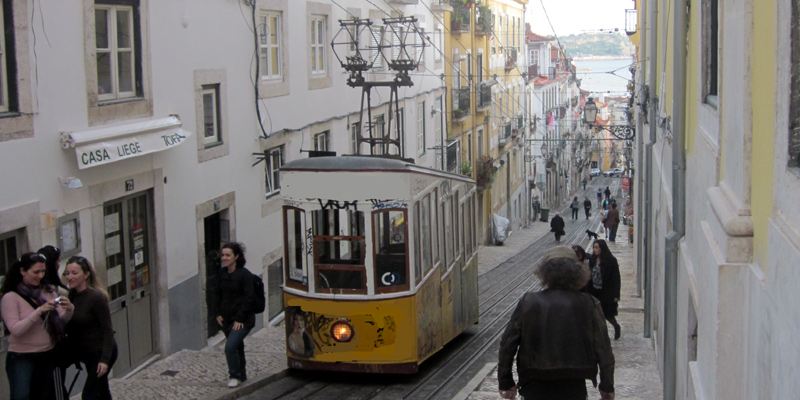 Ascensor Seilbahn Lissabon